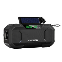 Radio awaryjne z łącznością Bluetooth zapewniające spokój ducha, przenośna stacja pogodowa AM FM NOAA z akumulatorem 5000 mAh, wodoodporna
