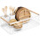 Efficient Drainage for Quick Drying, Bowl Drying Rack with Easy-to-Clean Removable Cutlery Insert 1