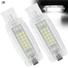 2 Stücke 18LED Sonnenblende Spiegelspiegel Leselampe für VW Golf 4 5 6 7 Passat B5 B6 B7 CC Jetta Polo EOS Tiguan Touran Käfer