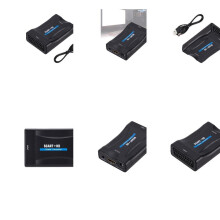 Scart multimédiás interfészek átalakító eszköz 1080p kimenet javítja a megtekintést