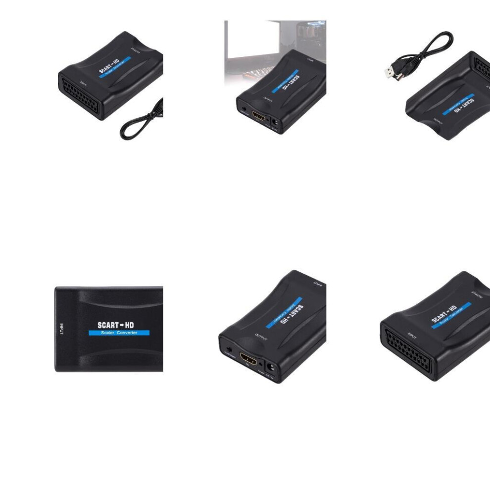 Scart To Multimedia Interfaces Conversion Device 1080P Output Enhancing Viewing 6935161510331