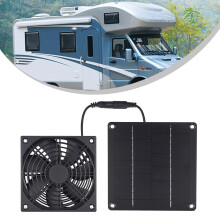 1 sett solcellepanel 1 viftemodell avtrekksvifte solcelleavtrekksvifte 1 viftemodell for drivhus for fjærfehus
