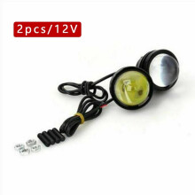2x LED-Autofahrlampe 15W weiße Hochleistung Fish Eye LED-Projektor Linse Nebel Tagesfahrlampe Rückfahrlampe Glühbirne NE