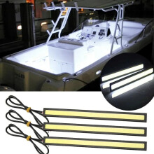 3x 170mm LED-Bootslicht Hochwertige COB-LED Superhell 12 Volt Kühles Weiß Leuchter Schlank Design für die meisten Schiffs-Wohnmobile