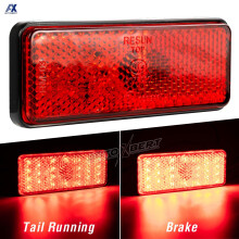 Universelle rote Rückbremse 24LED-Licht Motorrad Motorrad Stopp Nebelscheinwerfer 12V Lkw Rücklicht Wohnwagen ATV Offroad-Beleuchtung