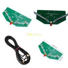 K32C 78M-1 GHz Frequenz Empfangen 137MHz Positive V-Hornantenne Stange V-Dipol-Oszillator DIY-Bausätze mit Kabel