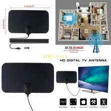 K32C Digitalantenne für Fernseher Innen-100 Meilen lange verstärkte Antenne für Smart mit Verstärker 4K 1080P