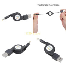 K32C Flexibles 75cm USB-zu-DC4017-Ladekabel für LED-Lichtrouter, 5V-Elektronik