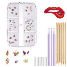 Tooth Gem Kit with Easy Application Tools for DIY Teeth Jewelry and LongLasting Shine