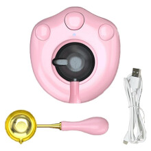 USB Electric Wax Seal Warmer with Fast Wax Melting for Stamps, Beads and Sticks Pink