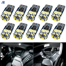 10x W5W T10 15LEDs Glühbirnen-Innenbeleuchtung im Auto fehlerfrei für Peugeot 307 206 308 407 207 406 208 4008 5008 3008 2008 508 408 306