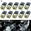 10x W5W T10 15LEDs Λάμπα Εσωτερικά φώτα αυτοκινήτου χωρίς σφάλματα για Peug 1