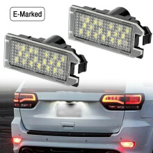 1-Paar LED-Kennzeichenleuchten für Autos: Für Jeep Grand Cherokee, Dodge Viper 2013-2017