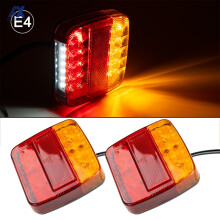 26LED-Tauchtrailer-Anhänger Stopp-Heckblinker-Blinker Kennzeichen für Bootsanhänger-Lkw Wohnmobilbeleuchtung Upgrade