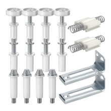 User Friendly Double Door Pivot Hinge Kit Providing All Essential Tools Needed for Efficient Setup of Folding Cabinet Doors