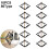 86/118 Type Dark Box Repairman Support Rod Tools Switch Boxes Replacement Fixed Flame Retardant PP Shell Support Rod Tools 7
