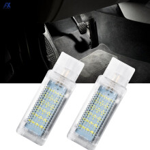 Für VW Passat Sharan Sitz Skoda Golf Caddy Jetta Polo Tiguan Weißer Fußraum Licht Kofferraum Gepäcklampen Weiße LED 2 Stücke