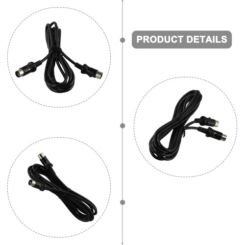 300cm Connection 13Pin DIN Cable Car Audio Setup Audio Device Connection Compatible With AUX Device Control CD Changer Cable 2