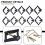 86/118 Type Dark Box Repairman Support Rod Tools Switch Boxes Replacement Fixed Flame Retardant PP Shell Support Rod Tools 4