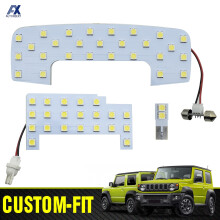 Weißes LED-Autokuppeldach Innenbeleuchtung Zubehör Lesekabinenkarte Lampen-Kit für Suzuki Jimny JB64W JB74W 2019 2020 2021