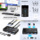 K32C USB3.0 KVM Switcher Hotkey Switcher For PC Keyboards Mouse Printer Scanner 2 Share 1