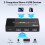 K32C USB3.0 KVM Switcher Hotkey Switcher For PC Keyboards Mouse Printer Scanner 2 Share 5