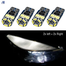 4x Xenon Weiße LED-Seitenleuchte Parklampe Vordere Augenbrauenlampen Freigabelampen für Benz W204 C300 C350 C63