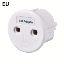 Kunststoff-Erdungssteckdose Antistatischer Eu-Stecker für Erdungssteckdose weiße 5 cm für Elektroteile zur Heimwerkertechnik