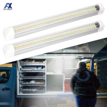 2 Stück 108 LED-Innenraum Weißer Streifen Lichtleiste Innenlampe mit Ein-/Ausschalter Van Kabine Lkw Camper Boot Camper Camper