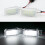 2 τμχ Xenon White LED Courtesy Under Door Footwell Light Φωτιστικό πορτμπαγ 2