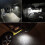 2 τμχ Xenon White LED Courtesy Under Door Footwell Light Φωτιστικό πορτμπαγ 6