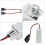 2 τμχ Xenon White LED Courtesy Under Door Footwell Light Φωτιστικό πορτμπαγ 5