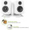 Speaker Support Base For Tabletop Speaker Bottom Stand With Shock Absorption And Enhanced Sound Quality Black 2
