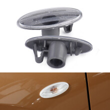 DWCX 2PCS Seitenblinker für Auto Kotflügel-Markierleuchten Abdeckung für Nissan Cube Juke Leaf Note Micra March Juke Micra Qashqai