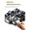 Automatic timer remote control with rf technology for lights long battery life and user friendly design for dorm and office 5