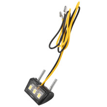 Motorcycle Decorative Led Taillight License Plate Light Universal Fit White Color Low Power Consumption