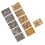 20 Blatt Pflanzenmaterial-Aufkleber, DIY-Handbuch, 3