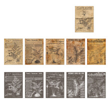 20 Blatt Pflanzenmaterial-Aufkleber, DIY-Handbuch,