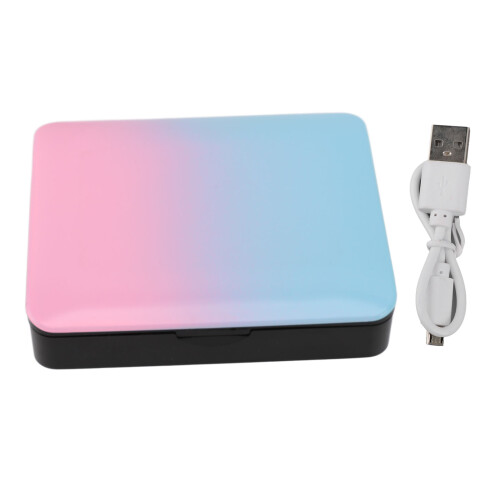 Gradient USB Rechargeable Cigarette Case, 150mAh, 83x27x10mm 2