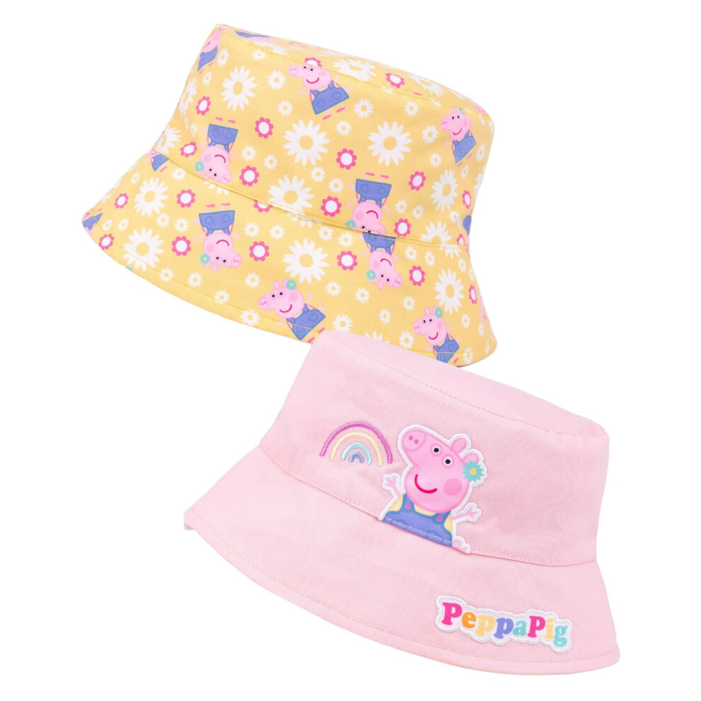 Peppa Pig Girls Reversible Bucket Hat
