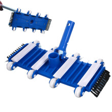 Pool Vacuum Head Flexible 14 Inch Swimming Pool Brush with Enhanced Suction Fits Standard Poles