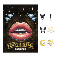 Shiny Tooth Gem Set, Tooth Gem Set Crystal Gem Jewelry Set ToothReflecting Crystal Accessories, Crystal Jewelry Teeth Gem Set for Women and Girls