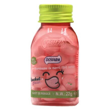 Dosfarm Sugar-Free Candy Peach | Vitamin C & D |tified Healthy Treat | 22g