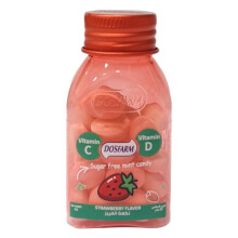 Dosfarm Strawberry Sugar-Free Immunity & Bone Support Candy With Vitamins C & D