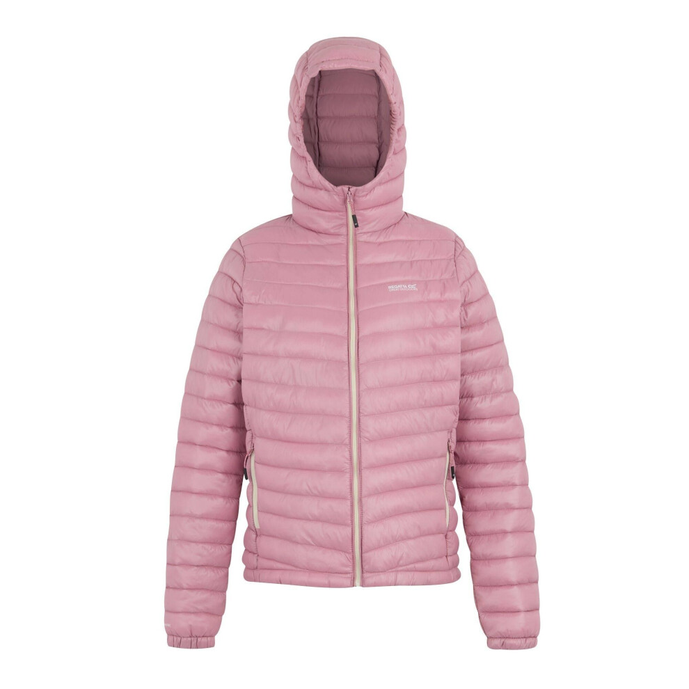 Regatta Hurden Padded Jacket for Women in Black Size 14 UK Micro Ripstop Hooded Coat with Water Repellent Finish - Image 3