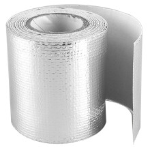 Exhaust Heat Wrap 2x197in Silver SelfAdhesive Aluminium Foil Heat Shield for Car and Motorcycle