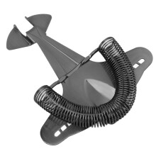 Durable Stainless Steel Fighter Plane Cocktail Strainer for Bartenders Black