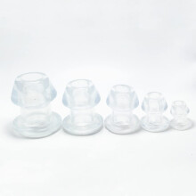 5pcs Prostate Massager Set with Hollow Anal Plug for Couples, Silicone Douche Cleaner, 5 Sizes