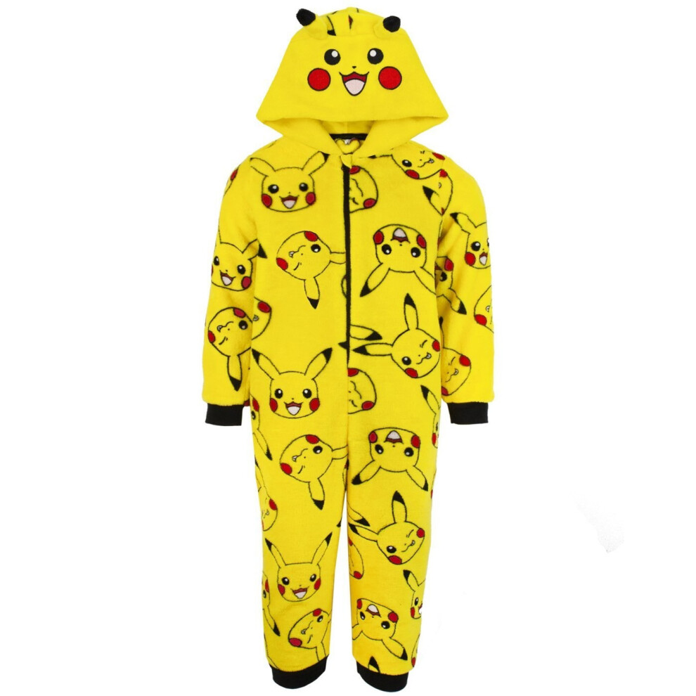Pokémon Pokemon Childrens/Kids Pikachu 3D Ears Sleepsuit Yellow