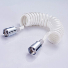 Universal replacement hose made of stainless steel, shower hose with copper cap, 1.5m